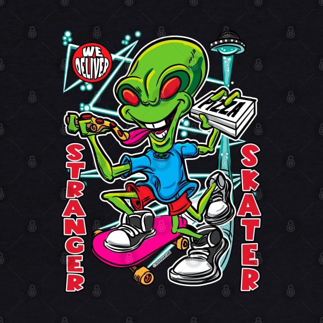 Stranger Skater by eShirtLabs